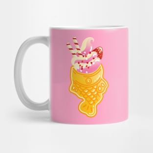 Taiyaki Strawberry Ice Cream - Japanese Sweets - Kawaii Food Mug